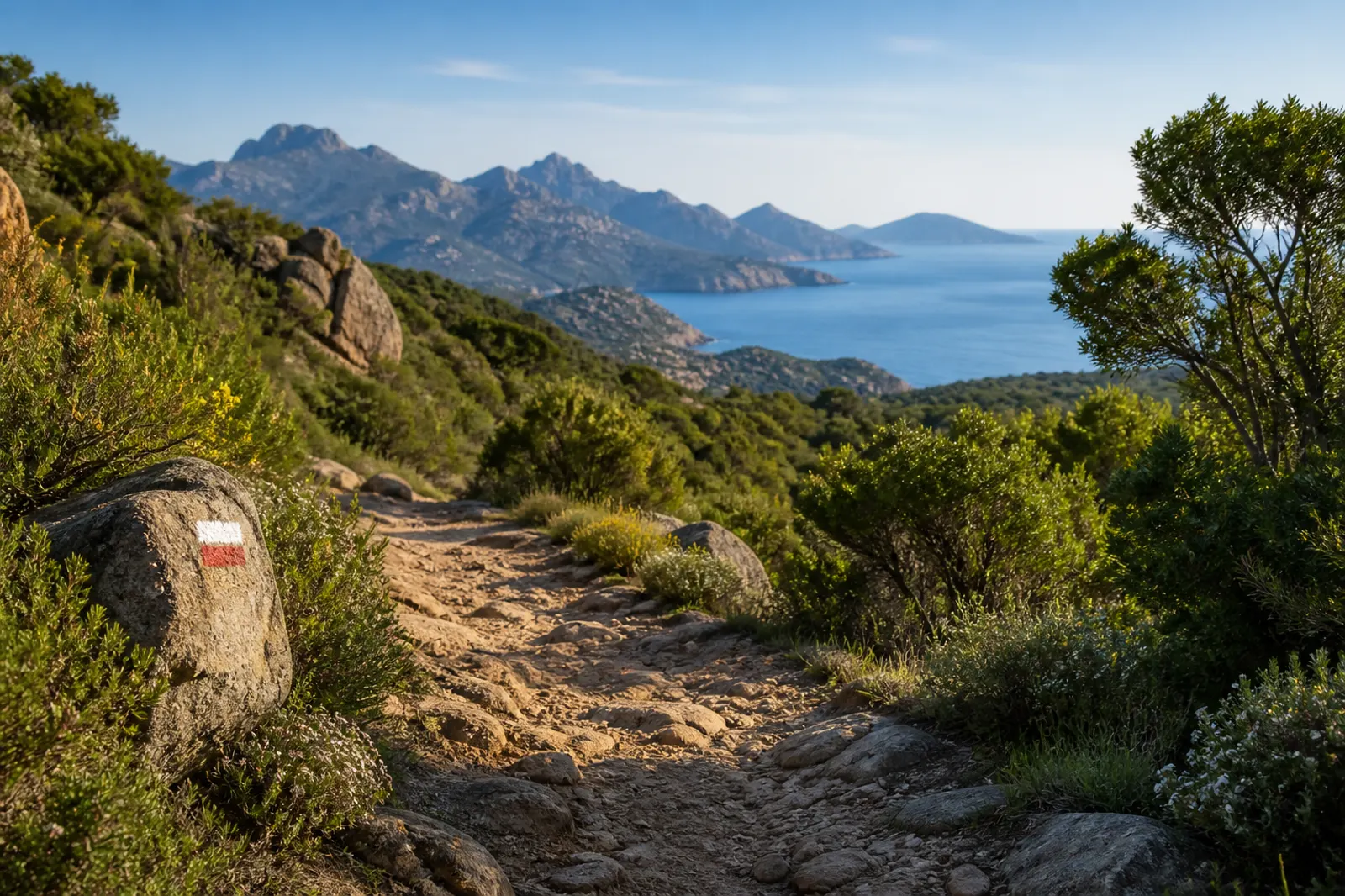 Sentiero rappresentato nella demo di itinerario naturalistico